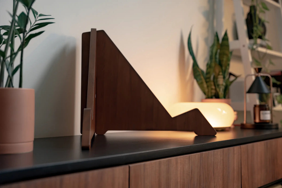 Matching wood stand